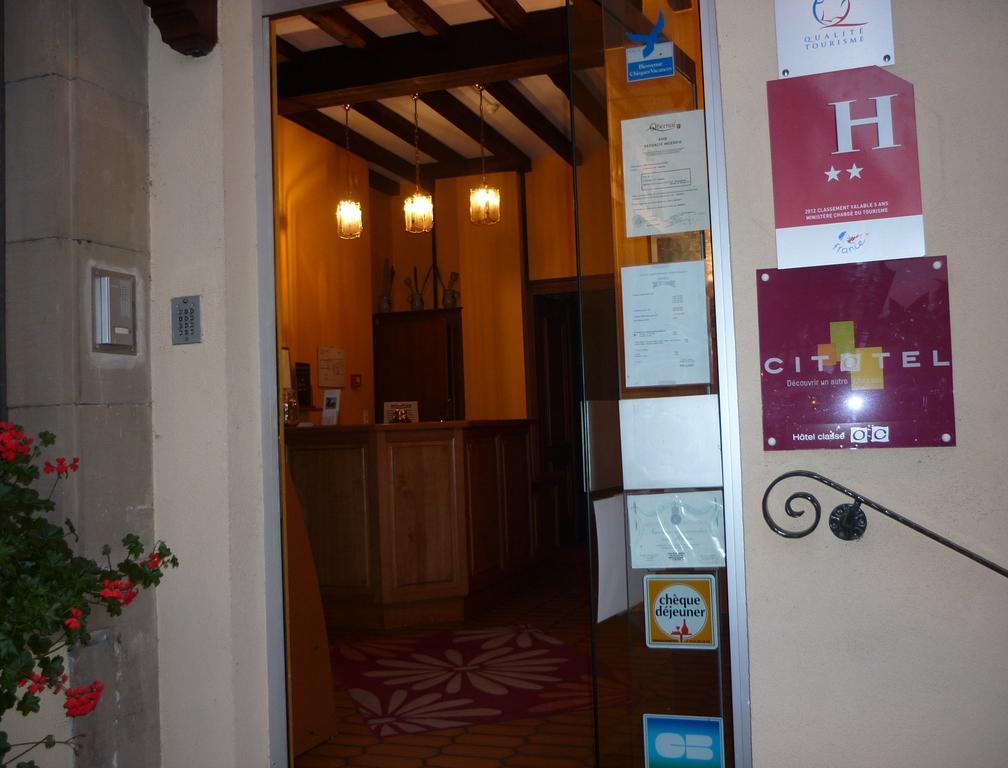 Hotel Des Vosges 5 Rue De La Gare Obernai Exteriér fotografie